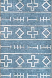 Nuloom Holland Ethnic Symbols Nho2838B Blue Area Rug