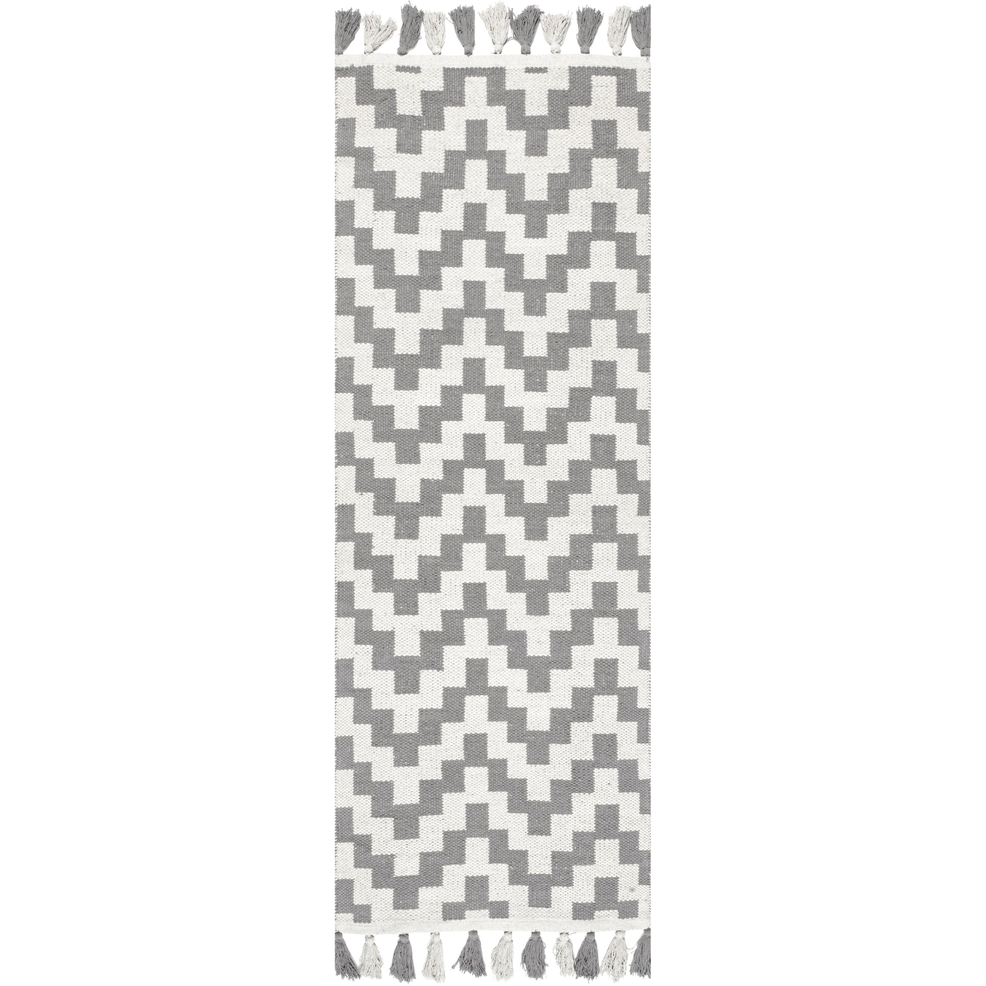 Nuloom Priya Chevron Npr2787A Gray Area Rug