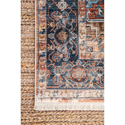 Nuloom Vintage Pauline Floral Nvi2127A Rust Area Rug