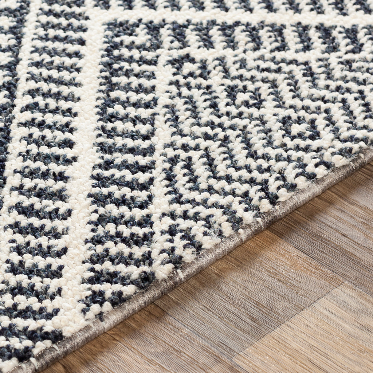 Surya Ariana Ria-2301 Charcoal, Medium Gray, White Rugs.