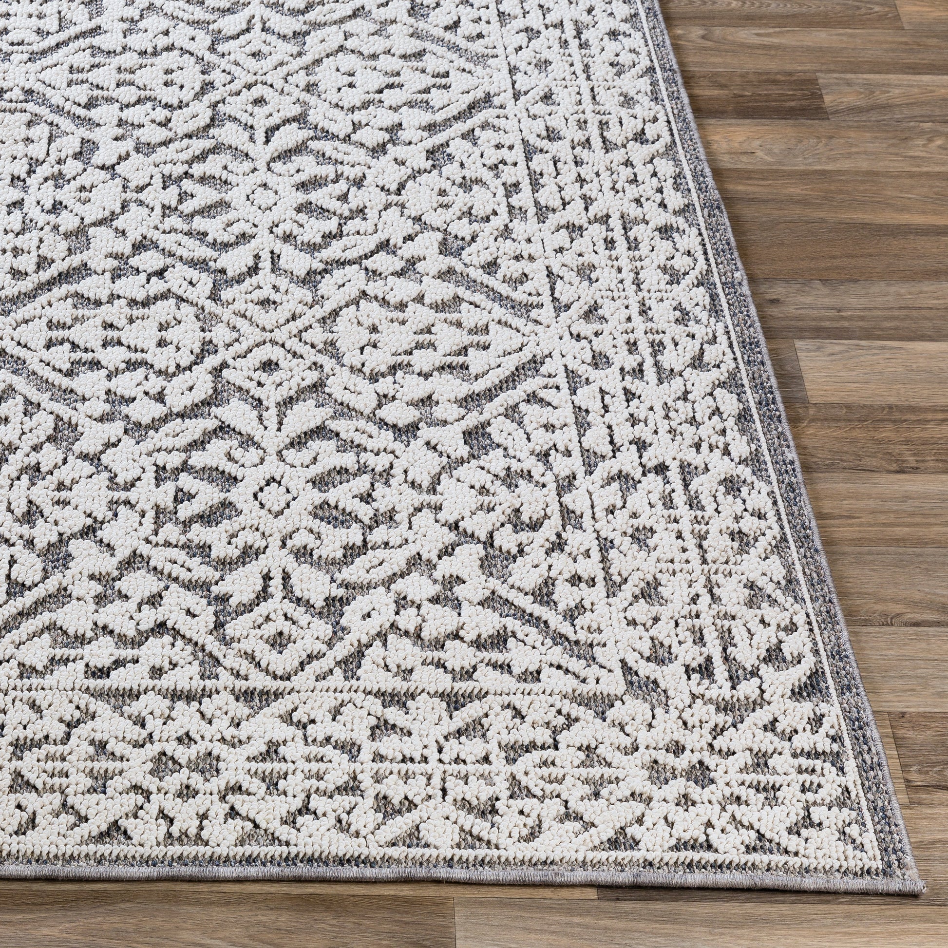 Surya Ariana Ria-2303 Medium Gray, Taupe, White, Charcoal Area Rug