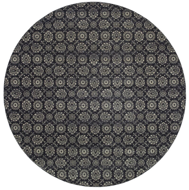 Oriental Weavers Sphinx Richmond 214H3 Navy / Grey Damask Area Rug