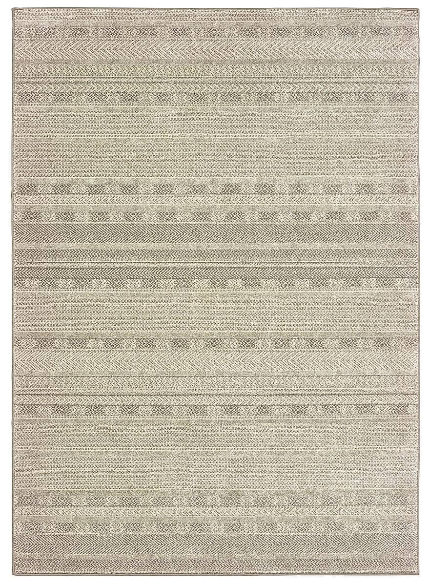 Oriental Weavers Sphinx Richmond 801H3 Ivory / Brown Striped Area Rug