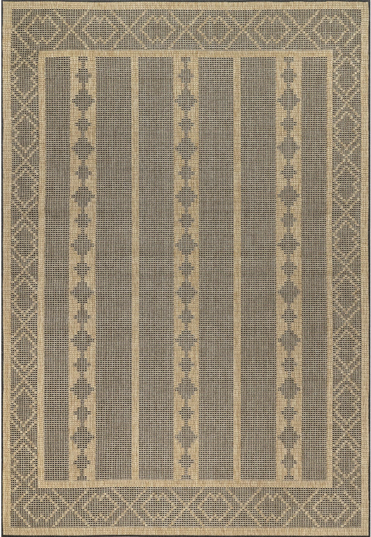 Nuloom Zina Tribal Banded Nzi1821A Charcoal Area Rug