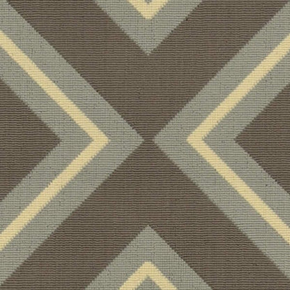 Oriental Weavers Sphinx Riviera 4589D Grey / Blue Geometric Area Rug