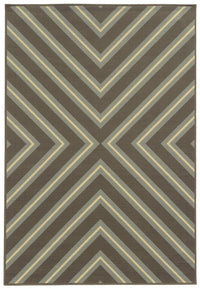 Oriental Weavers Sphinx Riviera 4589D Grey / Blue Geometric Area Rug