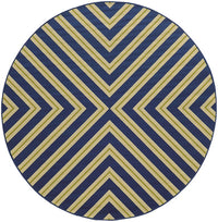 Oriental Weavers Sphinx Riviera 4589L Navy / Green Geometric Area Rug