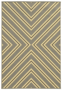 Oriental Weavers Sphinx Riviera 4589P Grey / Ivory Geometric Area Rug