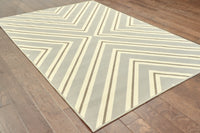 Oriental Weavers Sphinx Riviera 4589P Grey / Ivory Geometric Area Rug