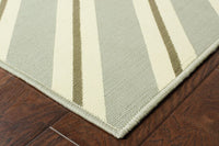 Oriental Weavers Sphinx Riviera 4589P Grey / Ivory Geometric Area Rug