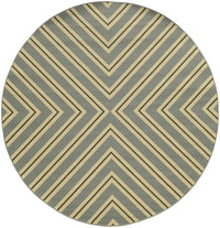 Oriental Weavers Sphinx Riviera 4589P Grey / Ivory Geometric Area Rug