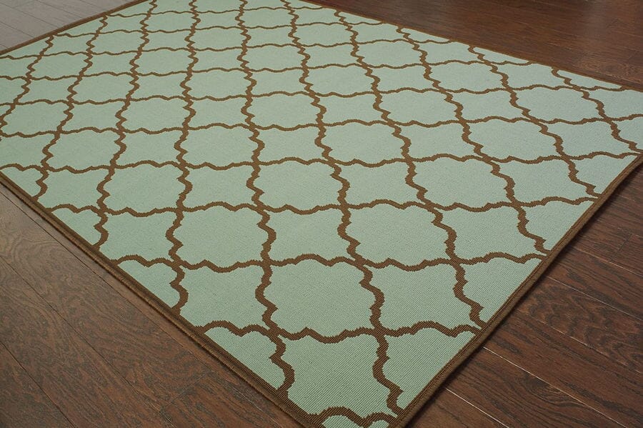 Oriental Weavers Sphinx Riviera 4770A Grey / Brown Geometric Area Rug