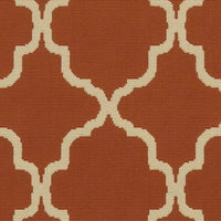 Oriental Weavers Sphinx Riviera 4770D Orange / Ivory Geometric Area Rug