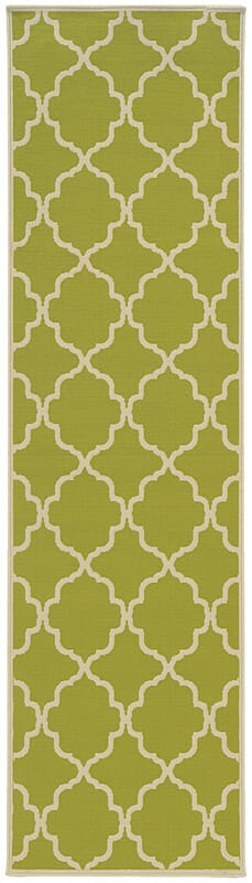 Oriental Weavers Sphinx Riviera 4770M Green / Ivory Geometric Area Rug