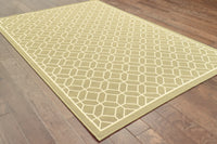 Oriental Weavers Sphinx Riviera 4771B Green / Ivory Geometric Area Rug