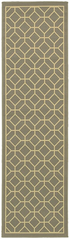 Oriental Weavers Sphinx Riviera 4771M Grey / Ivory Geometric Area Rug