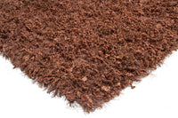 Chandra Riza Riz19500 Brown Shag Area Rug