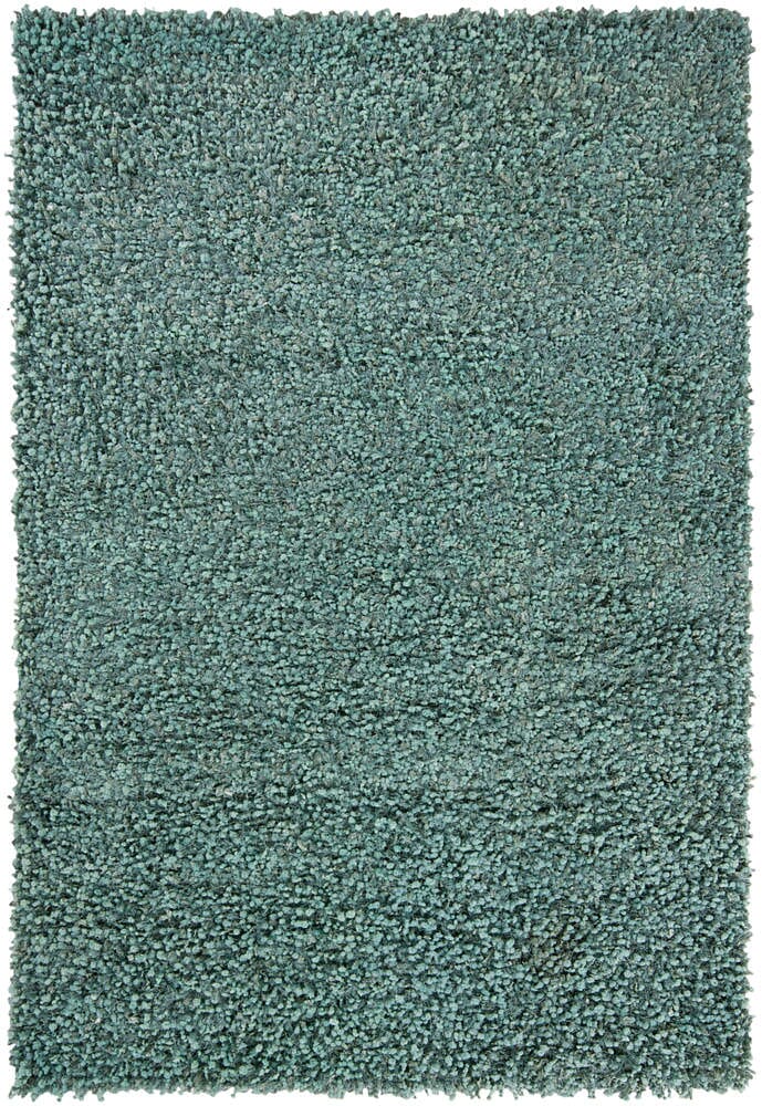Chandra Riza riz19504 Blue Shag Area Rug