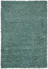 Chandra Riza riz19504 Blue Shag Area Rug