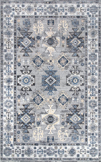 Nuloom Vintage Tribal Jordana Nvi1322A Blue Area Rug