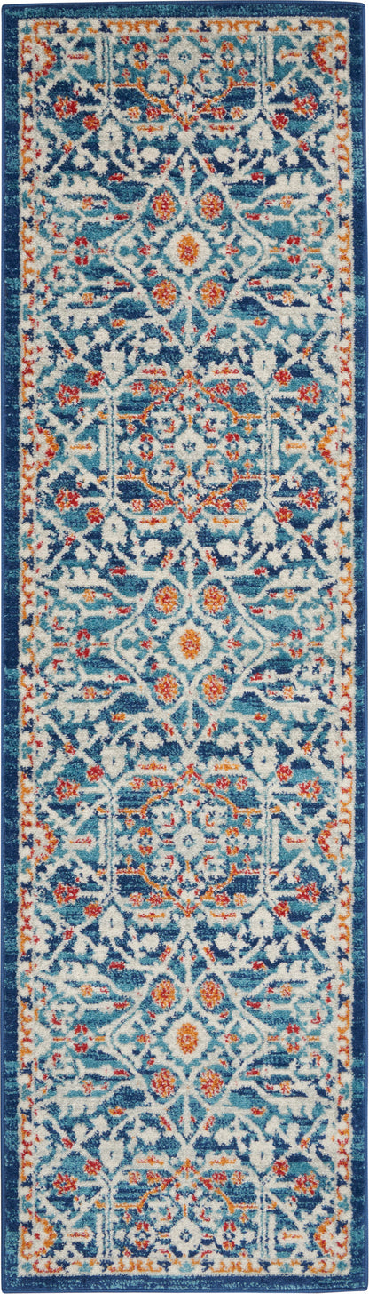 Nourison Passion Psn28 Blue/Multicolor Area Rug