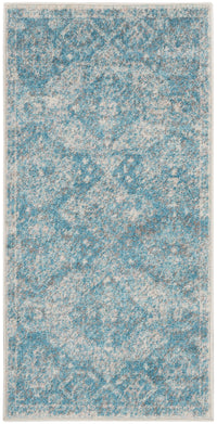 Nourison Tranquil Tra13 Lt.Blue/Ivory Area Rug