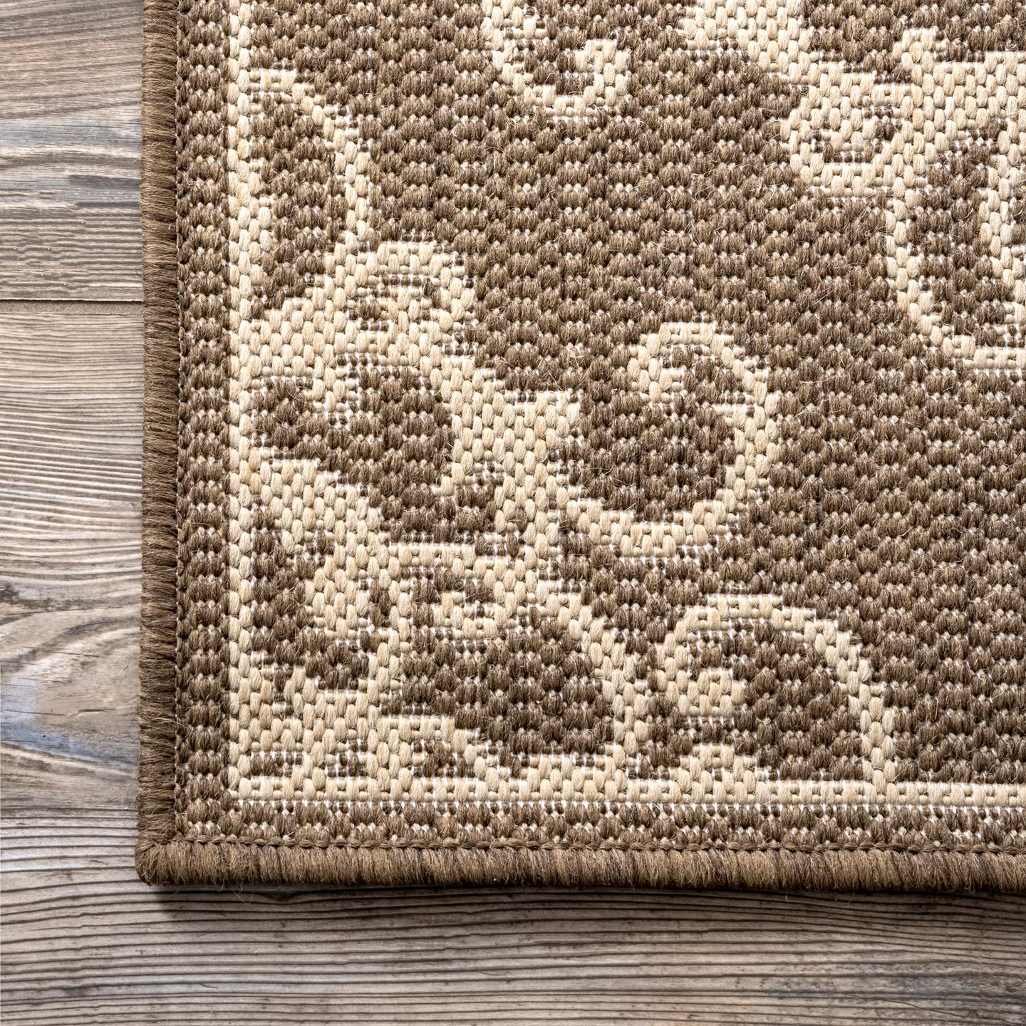 Nuloom Jazmine Coronated Trellis Nja2873A Beige Area Rug