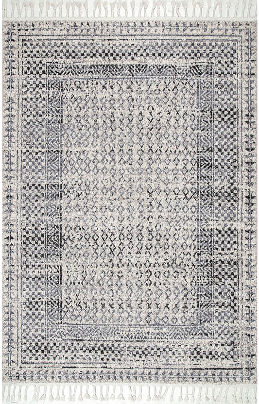 Nuloom Claudia Diamond Ncl3381B Ivory Area Rug