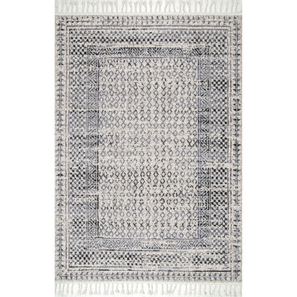 Nuloom Claudia Diamond Ncl3381B Ivory Area Rug