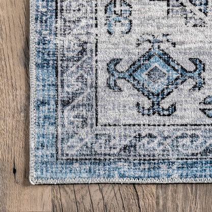 AreaRugs.com Wavaj Nwa1065A Blue Area Rug