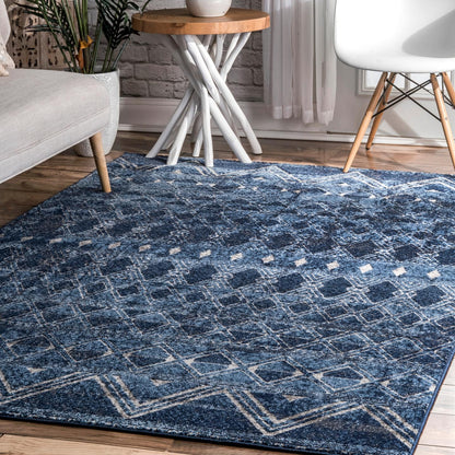 Nuloom Vintage Teresa Nvi3226B Navy Area Rug