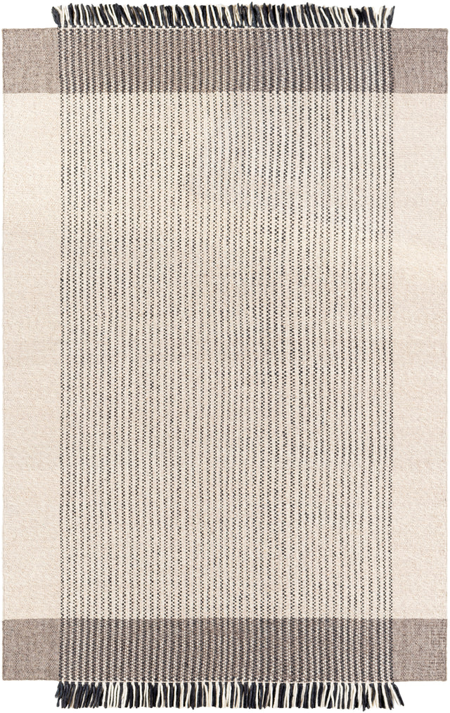 Surya Reliance Rli-2300 Charcoal, Taupe, Black, Beige Rugs.