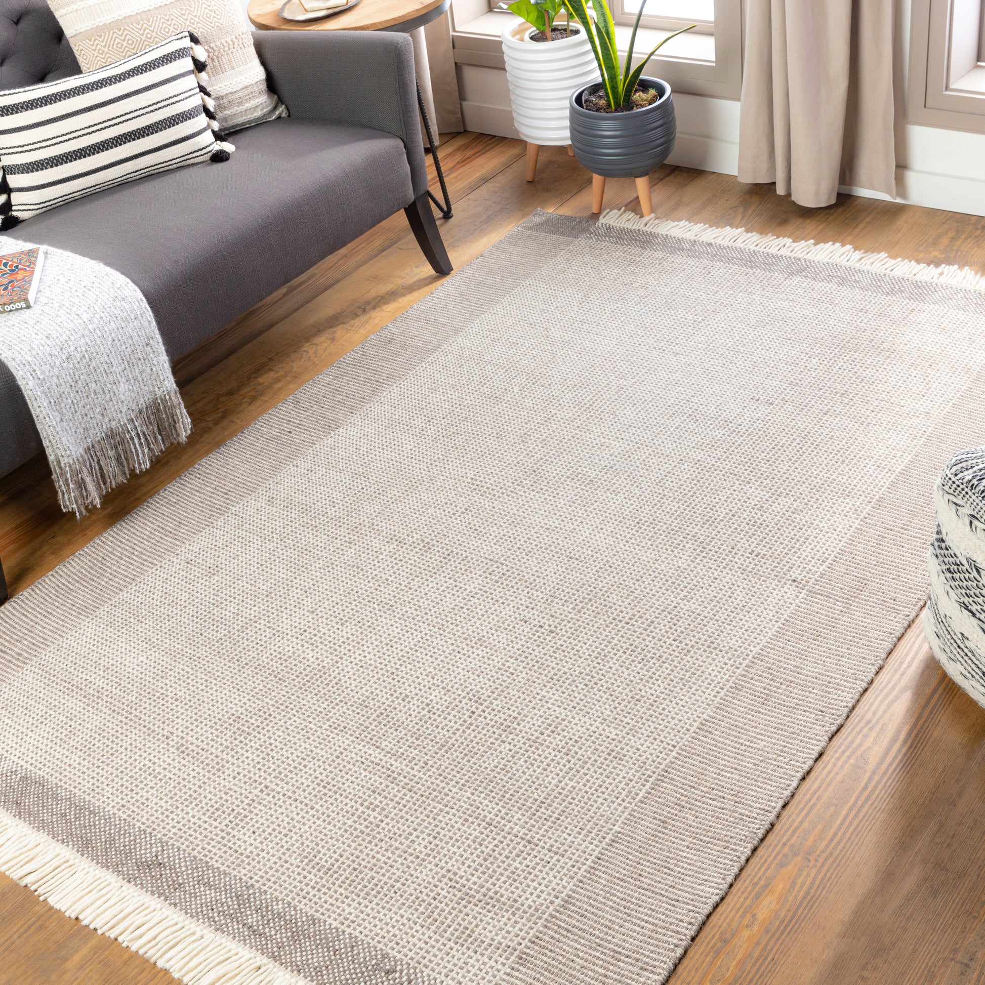 Surya Reliance Rli-2301 Camel, Beige, Cream, Medium Gray Area Rug