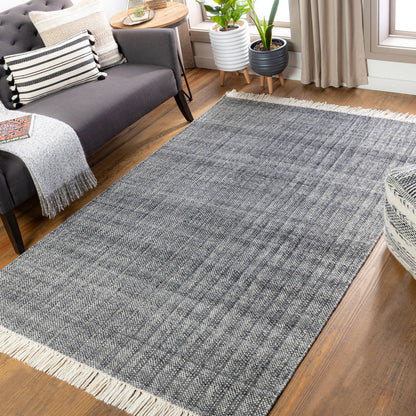 Surya Reliance Rli-2305 Charcoal, Medium Gray, Cream Area Rug