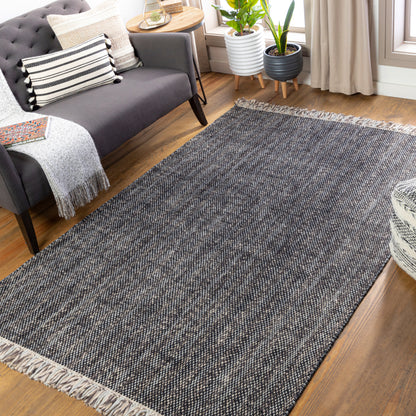 Surya Reliance Rli-2306 Black, Charcoal, Medium Gray, Beige Area Rug