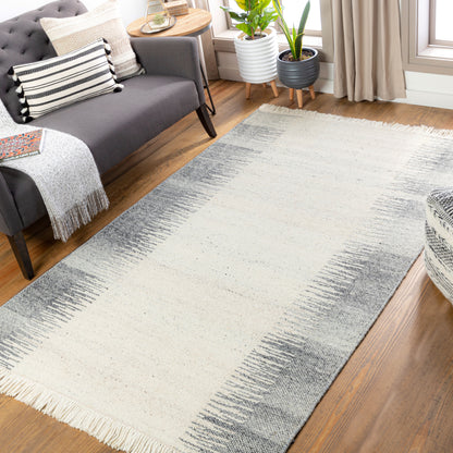 Surya Reliance Rli-2307 Beige, Charcoal, Medium Gray, Cream Area Rug