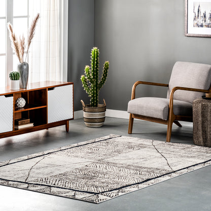 Nuloom Simone Moroccan Blend Nsi2371A Beige Area Rug