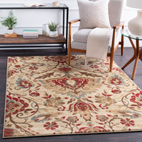 Surya Riley Rly-5017 Parchment / Hot Cocoa Area Rug