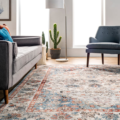 Nuloom Edith Ned2544A Blue Area Rug