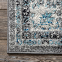 Nuloom Verona Persian Nve3109D Dark Gray Area Rug