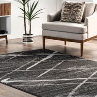 Nuloom Thigpen Contemporary Nth1498B Charcoal Area Rug