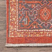 Nuloom Samina Printed Starburst Nsa2628A Rust Area Rug