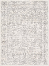 Surya Roma Rom-2300 White, Medium Gray Rugs.