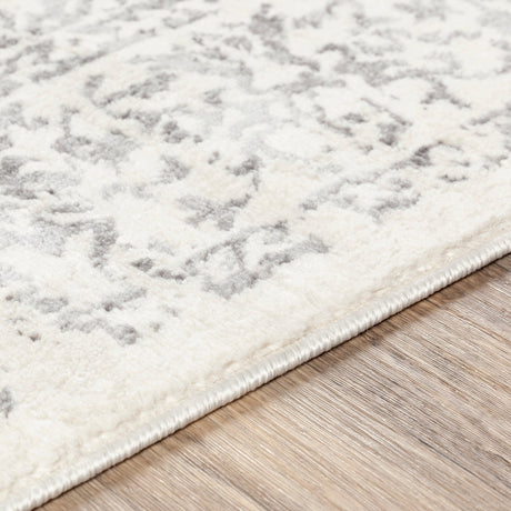 Surya Roma Rom-2300 White, Medium Gray Rugs.