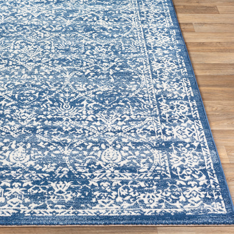 Surya Roma Rom-2301 Navy, Denim, Cream Rugs.