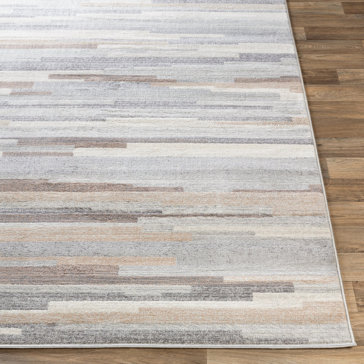 Surya Roma Rom-2302 Medium Gray, Camel, Tan, Light Gray Rugs.