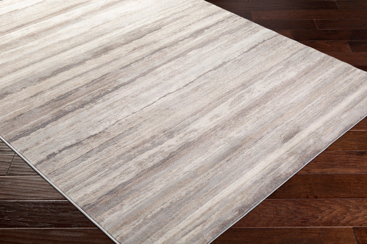 Surya Roma Rom-2306 Medium Gray, Tan, Camel, White Rugs.