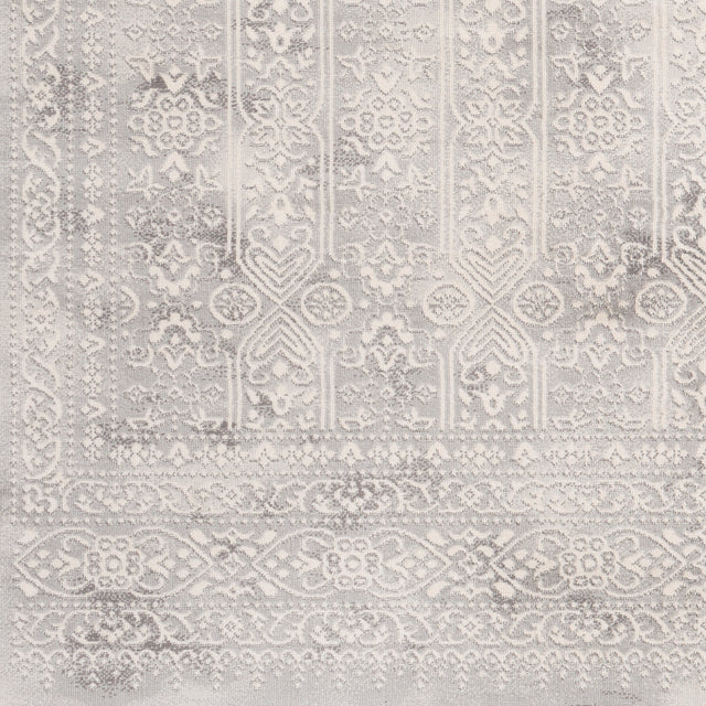 Surya Roma Rom-2307 White, Light Gray, Medium Gray Rugs.