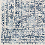 Surya Roma Rom-2309 Dark Blue, Denim, White Rugs.