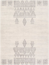 Surya Roma Rom-2325 White, Light Gray, Medium Gray Rugs.